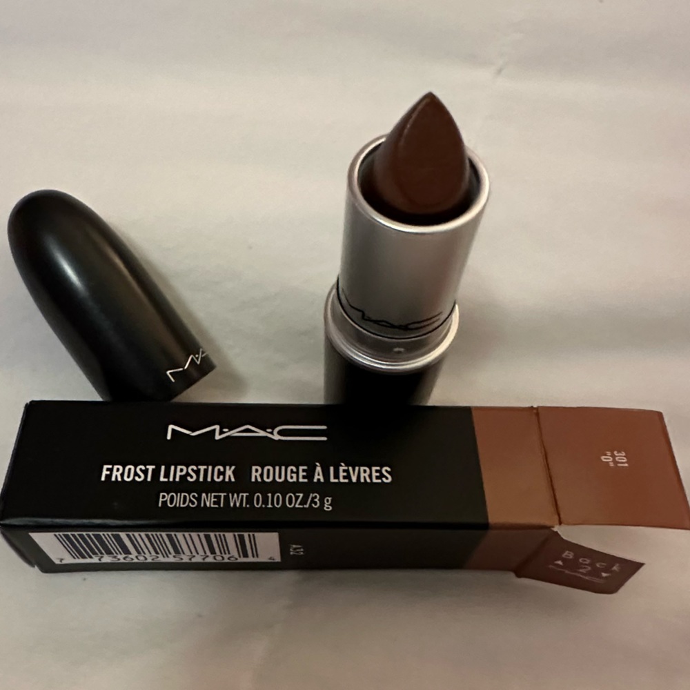 Mac “0” Frost Lipstick (Shade ~ 301 “0”). NIB NEW IN BOX AUTHENTIC - Picture 7 of 10